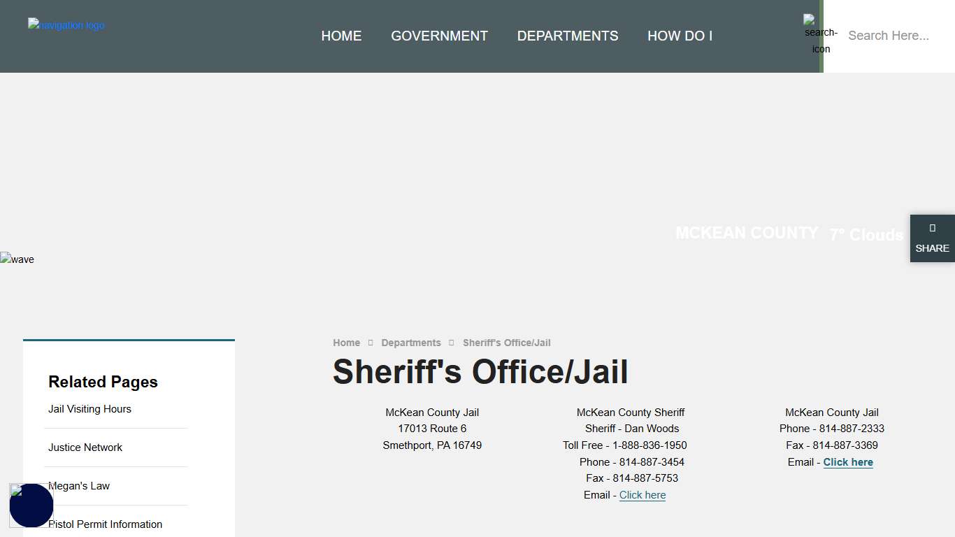 Welcome to McKean County PA